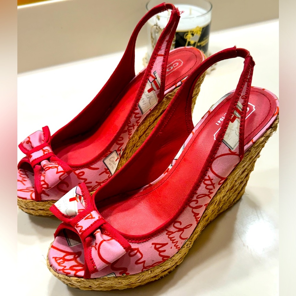 Coach grace wedge heels